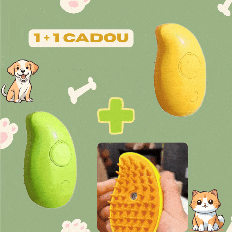 EasyPet™ - Perie cu abur 2 in 1